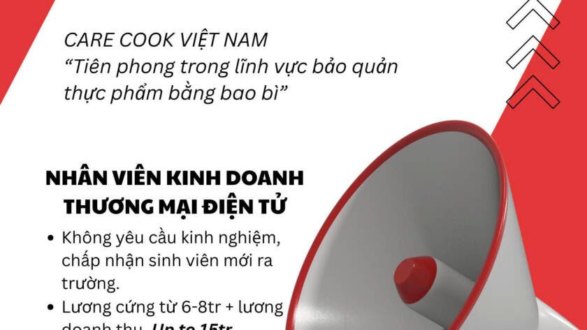 tin tuc tuyen dung nhan vien kinh doanh carecook viet nam